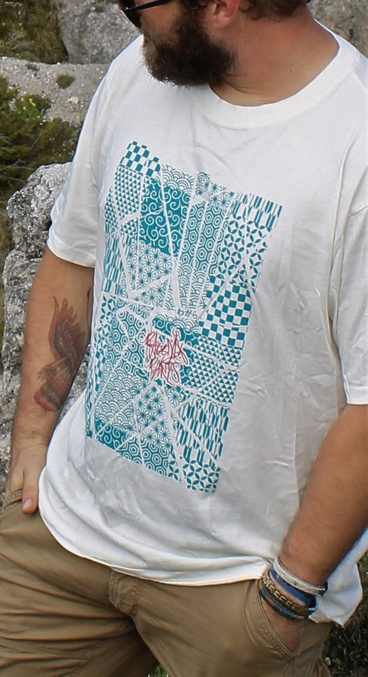 T-shirt Ecru | Wagara pattern